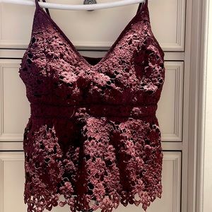 Abercrombie & Fitch Size Medium Flower Patterned Shirt